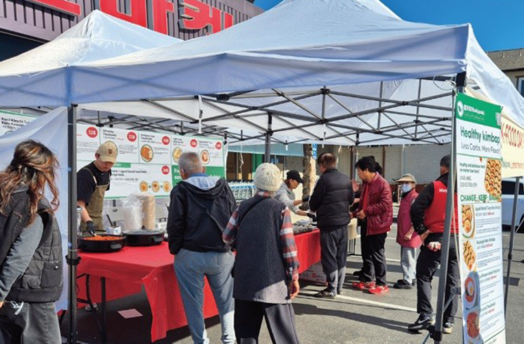 샌프란시스코 Healthy K-Food Day 부스